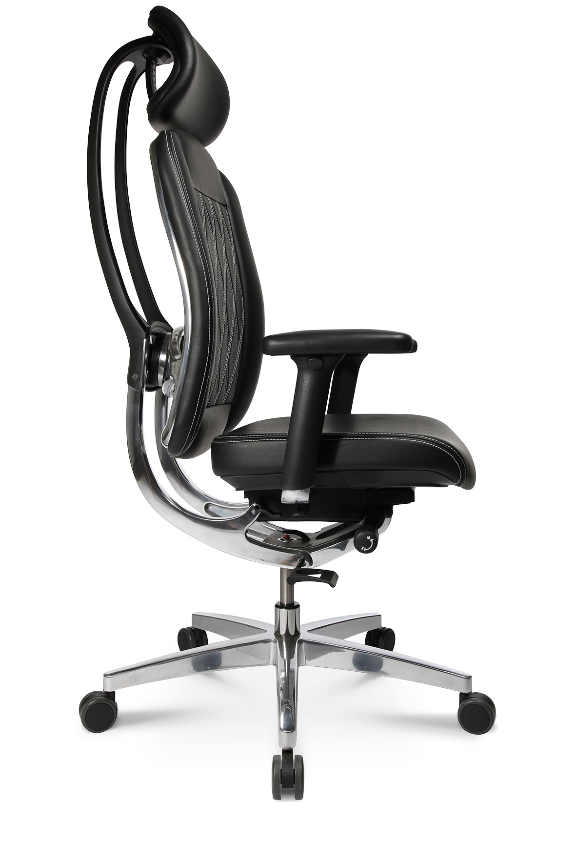 AluMedic Limited S Comfort Bürodrehstuhl Hardbodenrollen