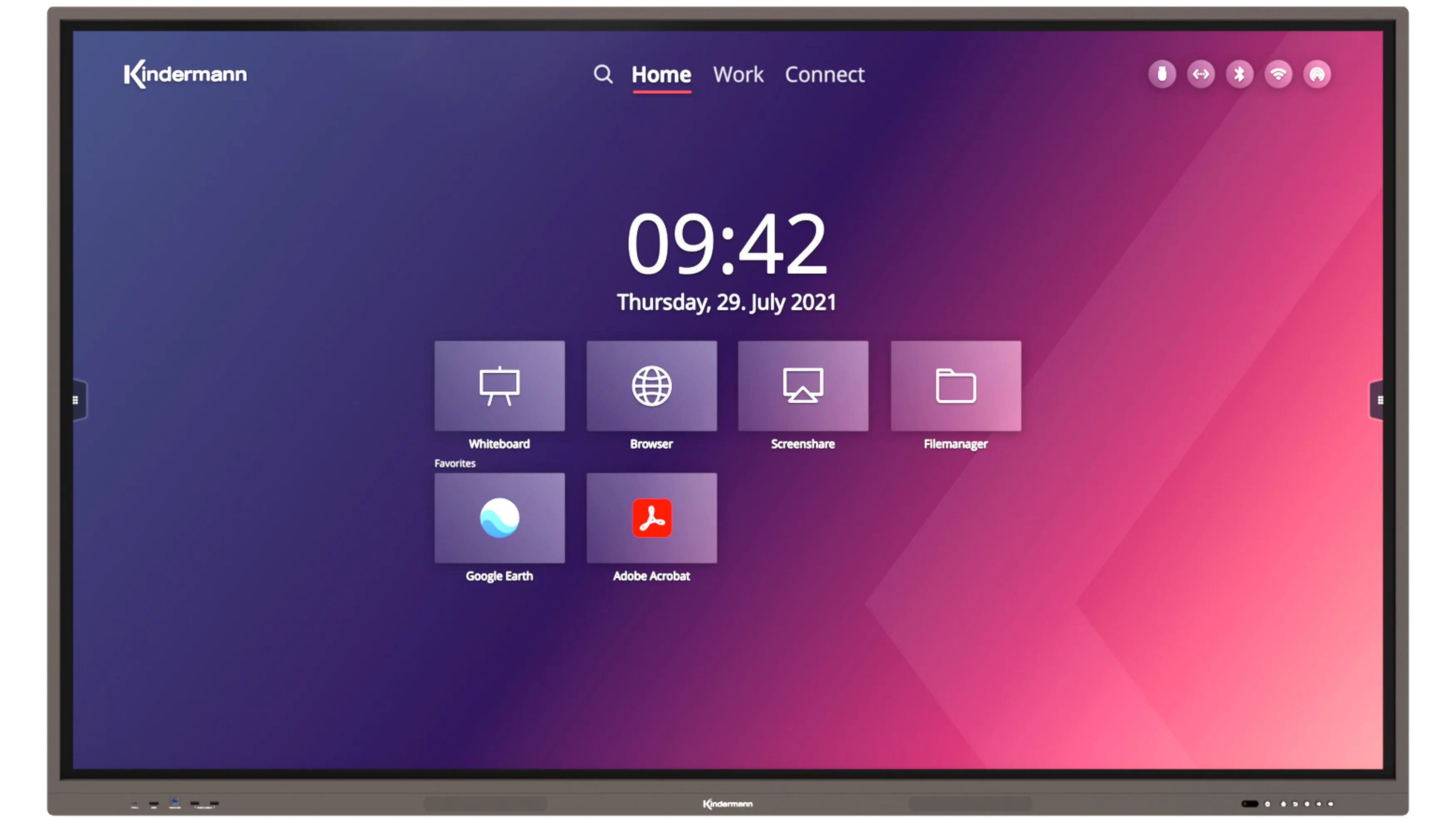 KINDERMANN Touchdisplay TD-2086-S 86 Zoll