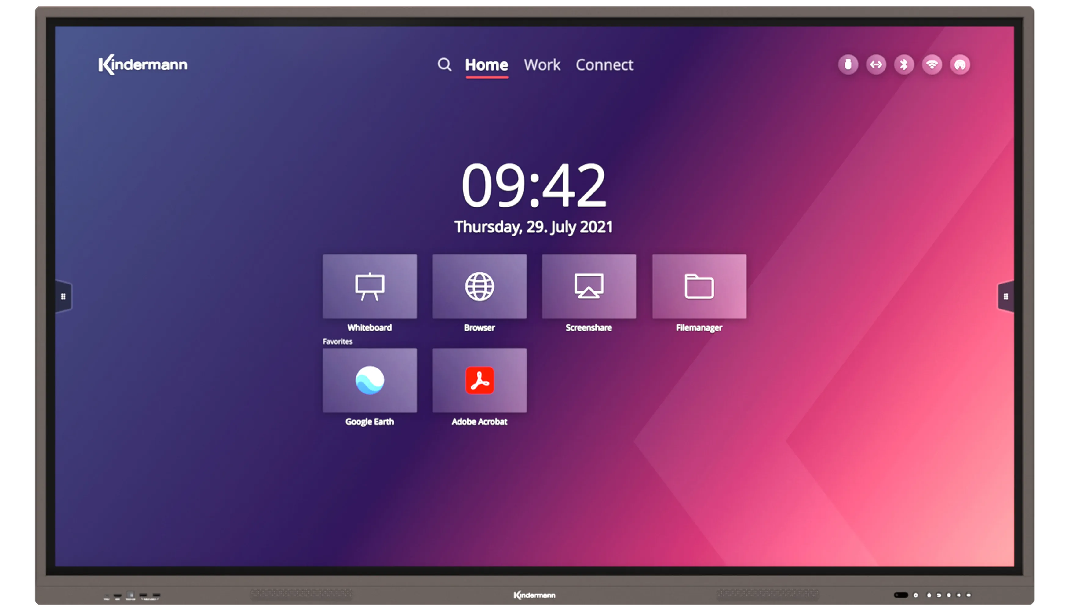 KINDERMANN Touchdisplay TD-2075-S 75 Zoll