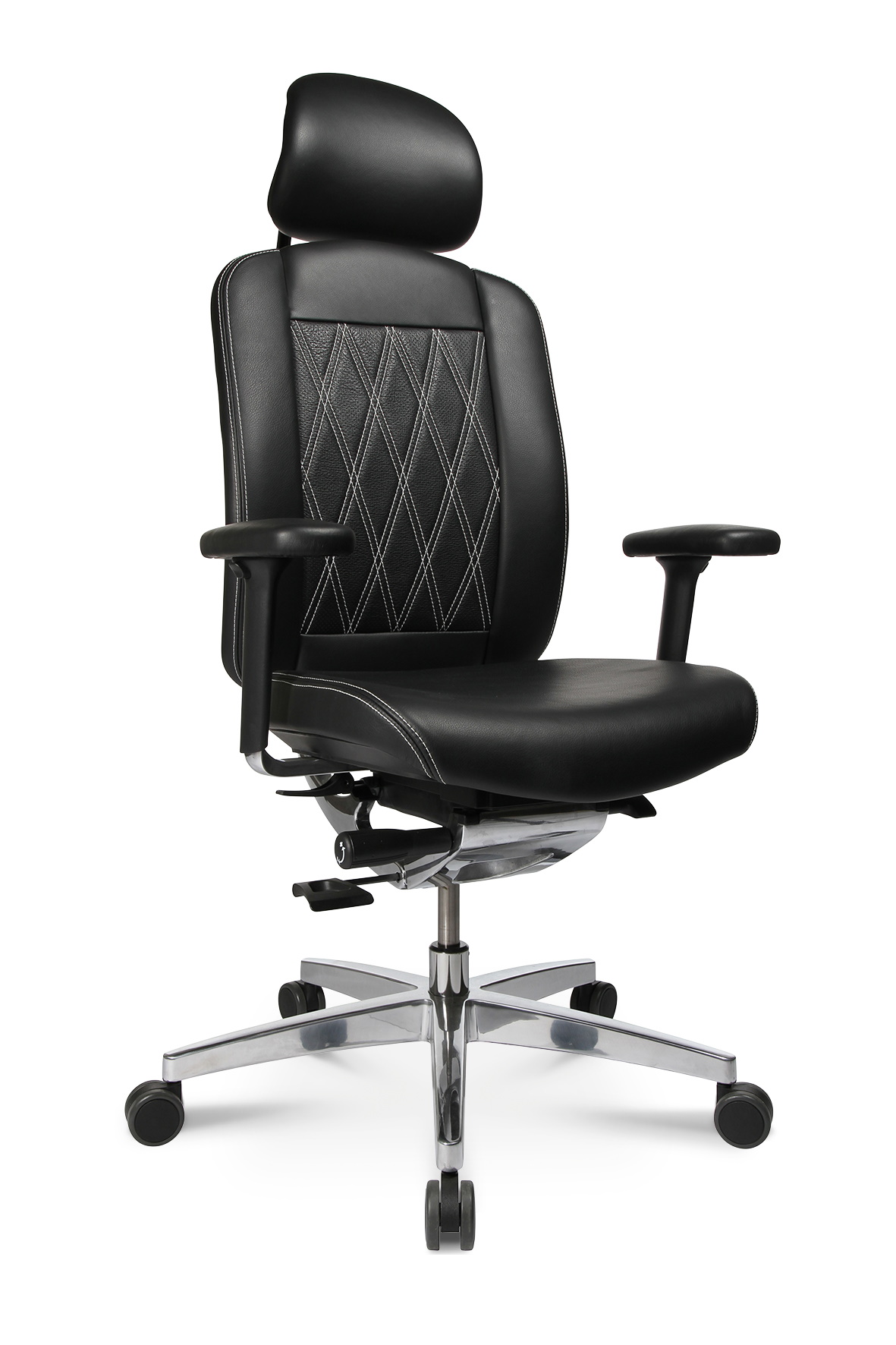 AluMedic Limited S Comfort Bürodrehstuhl Hardbodenrollen
