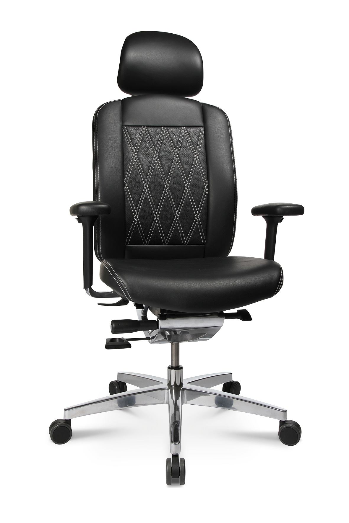 AluMedic Limited S Comfort Bürodrehstuhl Hardbodenrollen